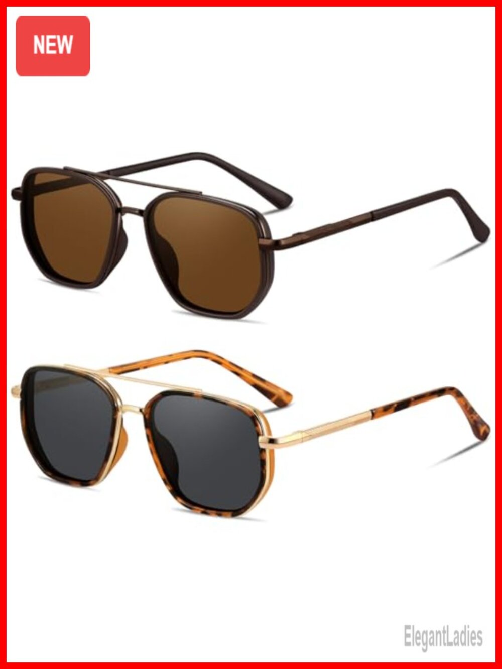 Polarized Aviator Sunglasses for Women Men Retro Metal UV400 Protection Sun